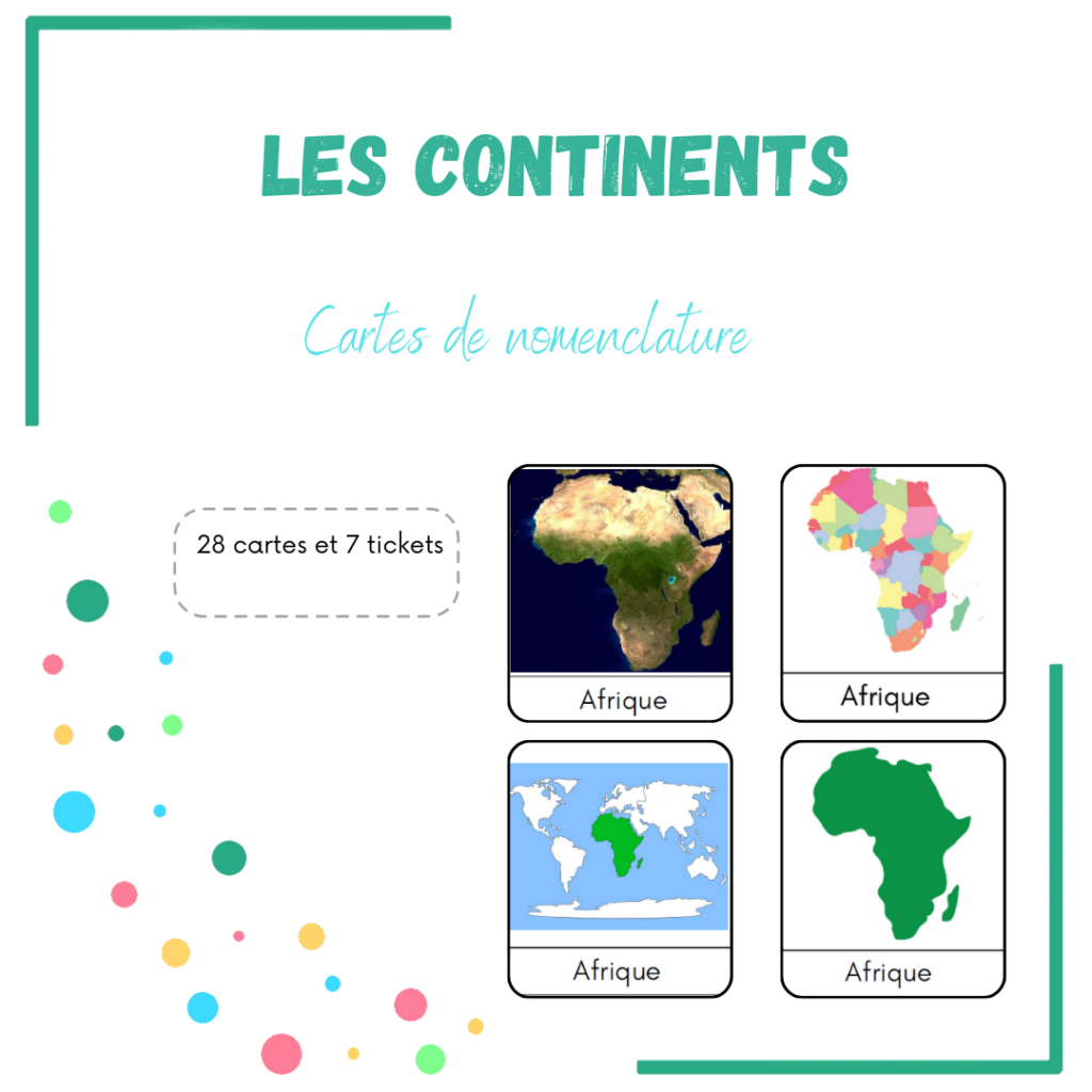 Dossier thématique - Les continents - Ma Bulle Happy Family
