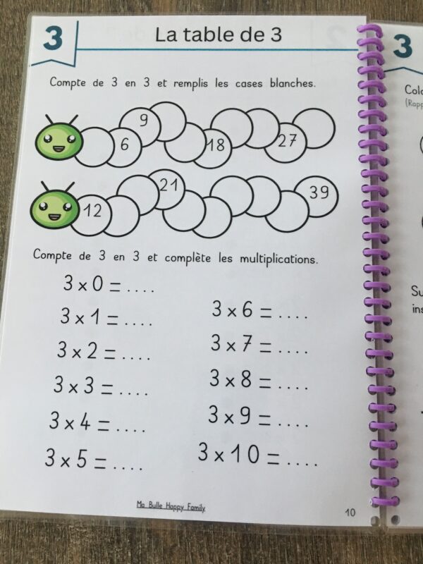 livret d'activités - activités mathématiques - multiplications - cycle 2 - cycle 3