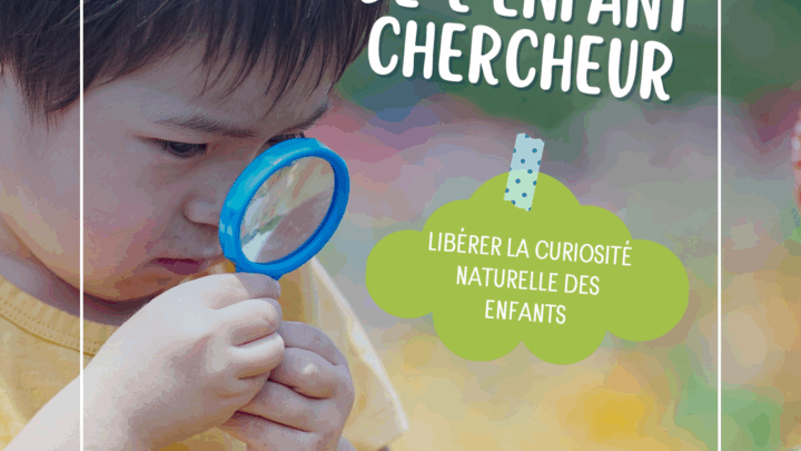 la posture de l'enfant chercheur photo présentant l'article pédagogique