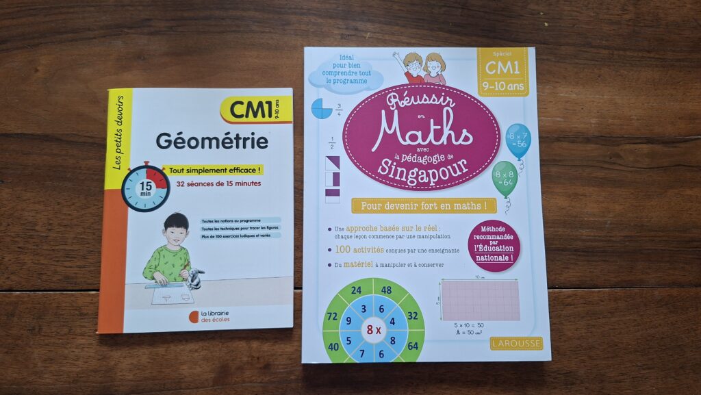 Supports pour faire des mathématiques ludiques en CM1 à la maison