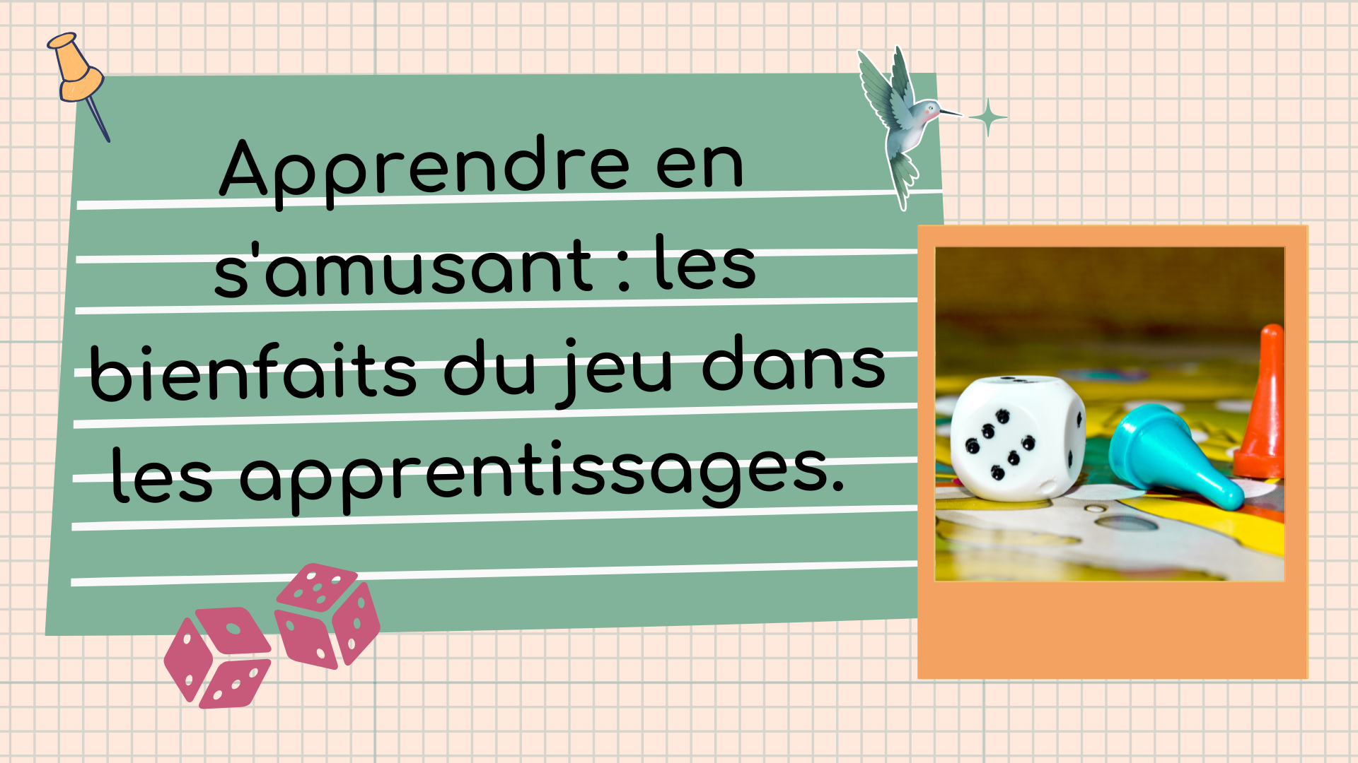 photo de couverture illustrant l'article sur l'importance d'apprendre en s'amusant
