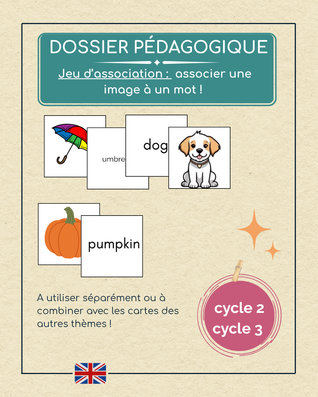 dossier d'anglais : couleurs, animaux, vêtements, Halloween